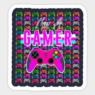 i am a gamer Sticker